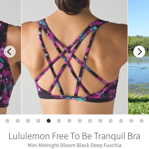 Lululemon Free To Be Tranquil Bra - Sz 10 - Picture 2 of 5